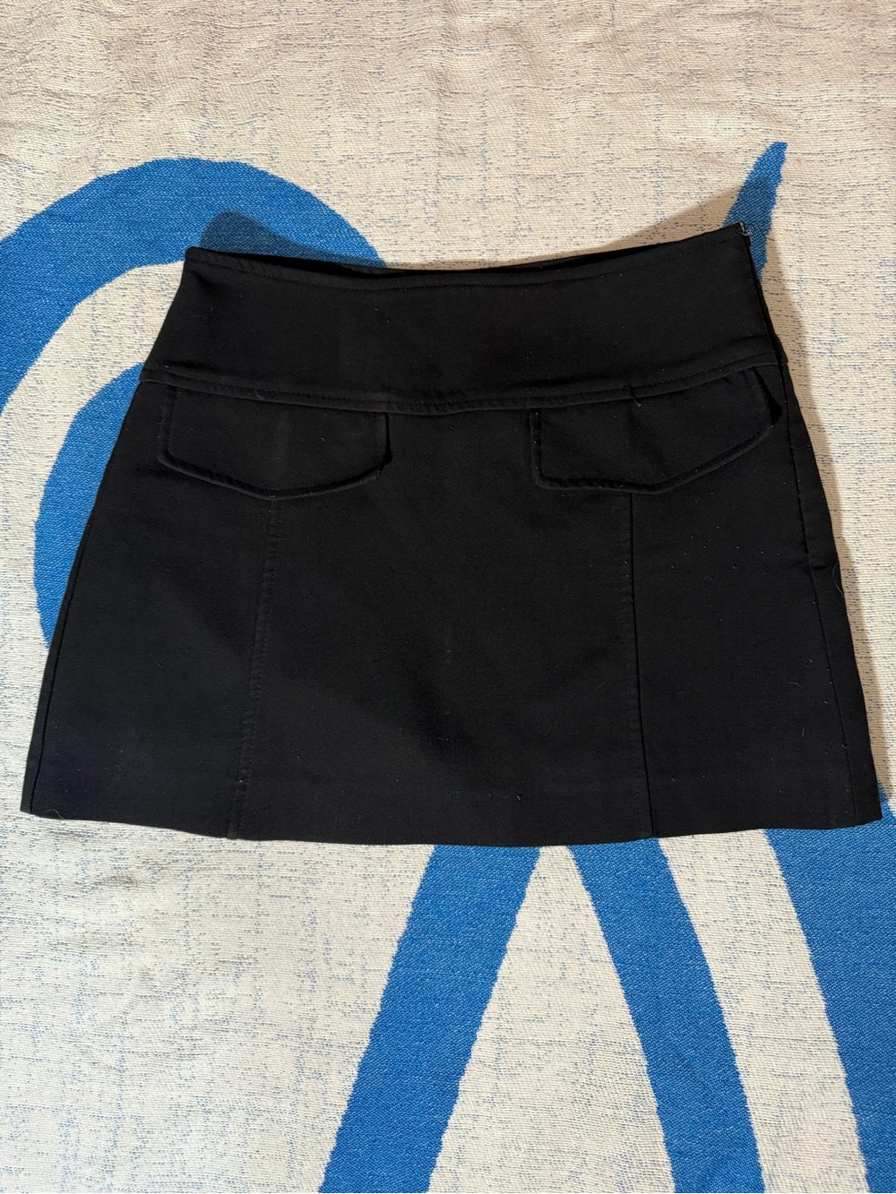 Zara Black Skirt with Branded Waist Label